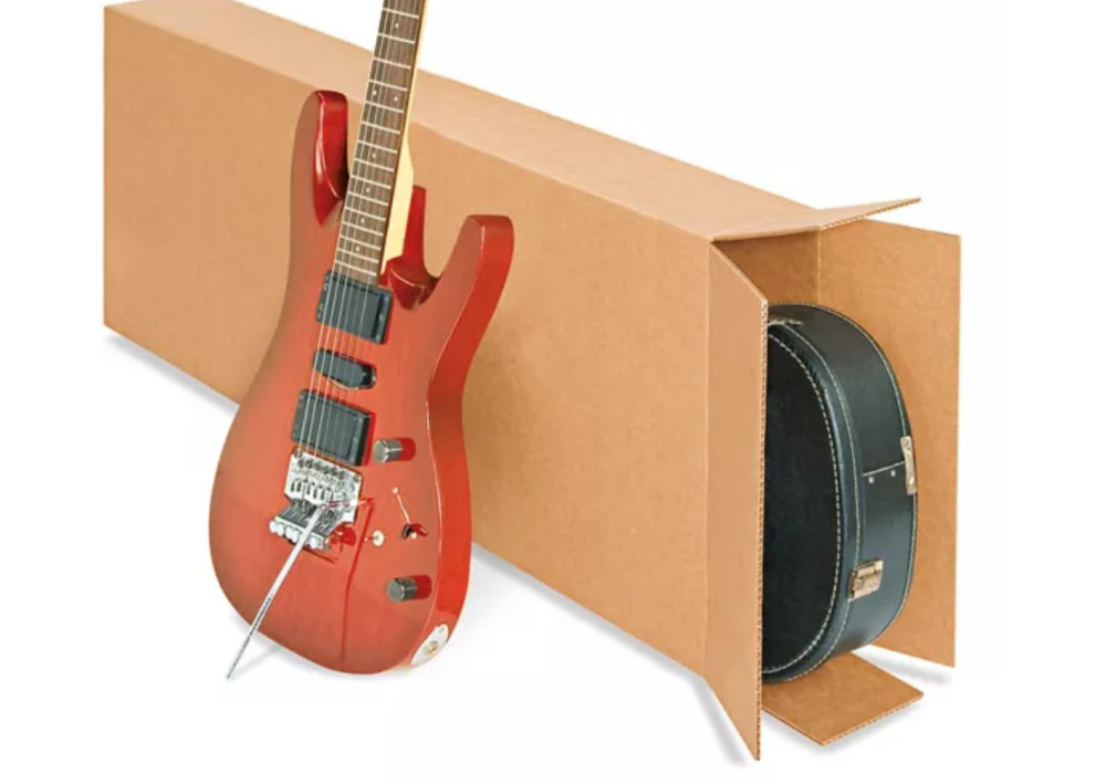 18″ x 6″ x 45″ Cardboard Corrugated Box – SIDE LOADING – GUITAR BOX