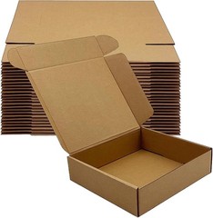 Shipping Boxes 8x5x2 inch 50 Pack,Brown Corrugated Boxes Mailer Packaging for…
