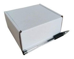 25 Pack 4x4x2 Inch Corrugated Mailer Oyster White Cardboard Shipping Boxes CM442