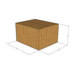 12x10x7 Corrugated Shipping Boxes 32 ECT Single-Wall, 10/Pack