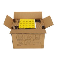 50 Pack 6x4x2 Inch Brown Corrugated Cardboard Shipping Literature Mailer