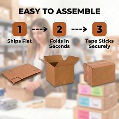 32-ECT Strength Shipping Boxes 24x24x24 10-Pack