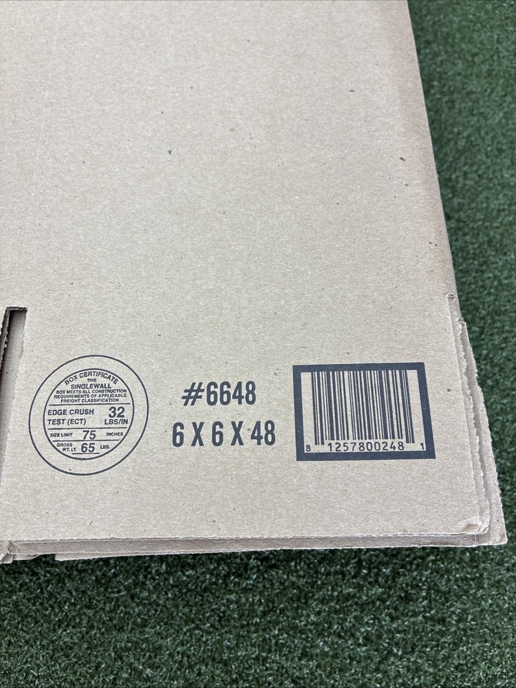 6x6x48 shipping boxes Lot Of Ten Boxes