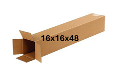 16″ x 16″ x 48″ CARDBOARD BOX – 200 lb – SINGLE BOX – TALL