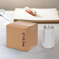 Sturdy and Recyclable 5x5x5 Inch Mailing Boxes – Pack of 6 for Easy Packing