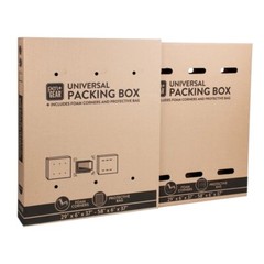 Universal Moving Box with Cushioning, Fits TVs up to 65″, 2 Count