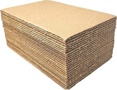 25 12X12 Cardboard Corrugated Pads Inserts Filler Sheet 12 X 12