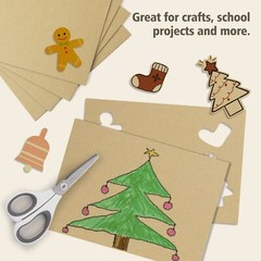 50 Pack Corrugated Cardboard Sheets 11×14 for Packing Mailing Art Crafts Brown