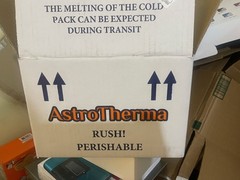 Insulated Styrofoam COOLER w/ shipping box | Cold refrigerated +ICE Pk 11x9x7”DR