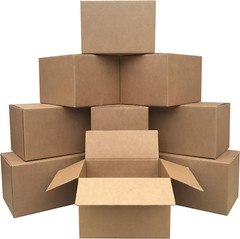 Cardboard Shipping and Packing Moving Boxes, 10 Pack, Medium, Brown, 18″ X 14″ X