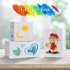 SPEPLA Shipping Boxes 6x6x6 Set of 6, White Corrugated Cardboard Box for Mail…