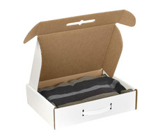 Staples Corrugated Carrying Cases, 12‑1/8” X 9‑1/4” X 3”, Oyster White Storage &