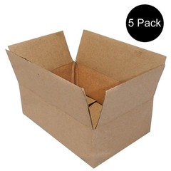 5 6x4x2 Cardboard Packing Moving Shipping Boxes Corrugated Box Cartons