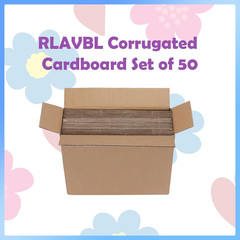 Corrugated Cardboard Sheets 8.5″x11″ Flat Inserts for Shipping Packing 50 Pack