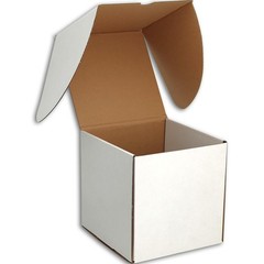 6x6x6 inches Small Shipping Boxes Set of 20 – White Mailer Corrugated Cardboa…