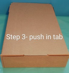 50 12x10x3 Boxes Blank Cardboard Corrugated Shipping Packing Tapeless Easy Fold