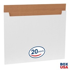 Box USA BML28221 White Sheets 28″L x 22″W x 1/4″H Pack of 20