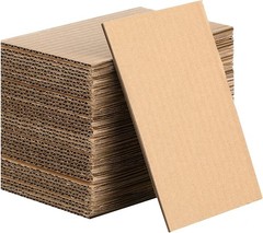 Durable 50 Count Flat Cardboard Inserts: Perfect for Art Projects & Shipping