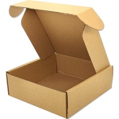 50 PCS 6x6x2 Inch Brown Small Corrugated Cardboard Shipping Boxes Mailer