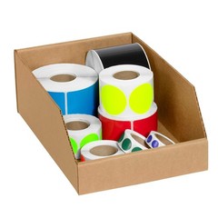 Tape Logic TLBINMT824K Open Top Bin Boxes, 8″ x 24″ x x 4 1/2″, Kraft