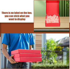 Shipping Boxes 8X6X3 Inches,25 Pack Medium Corrugated Cardboard Mailer Box for M