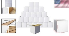 Brand New Shipping Boxes 4x4x4 White Cardboard 25 Pack