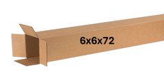 6″ x 6″ x 72″ – 5 BOX BUNDLE – 200 lb – CARDBOARD BOX – TALL