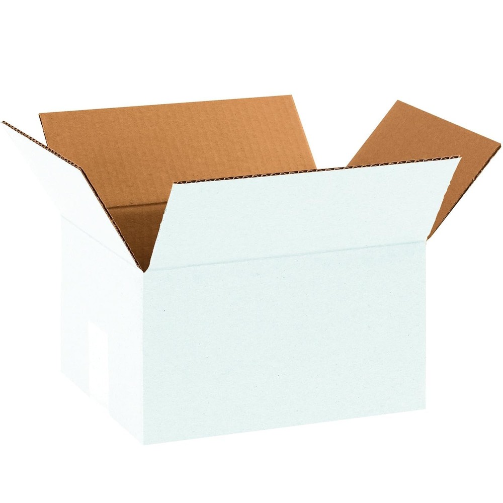 White Shipping Boxes 11 1/4″L x 8 3/4″W x 6″H (25 Pack) Small to Medium Maili…