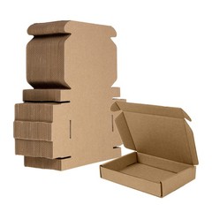 50 Pack 6x4x1 Inches Small Shipping Boxes, Brown Corrugated Cardboard …