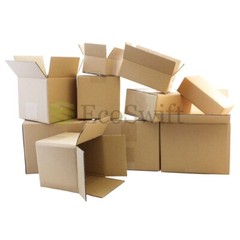 1-Box 3x3x3 EcoSwift Cardboard Packing Moving Shipping Box Corrugated Carton