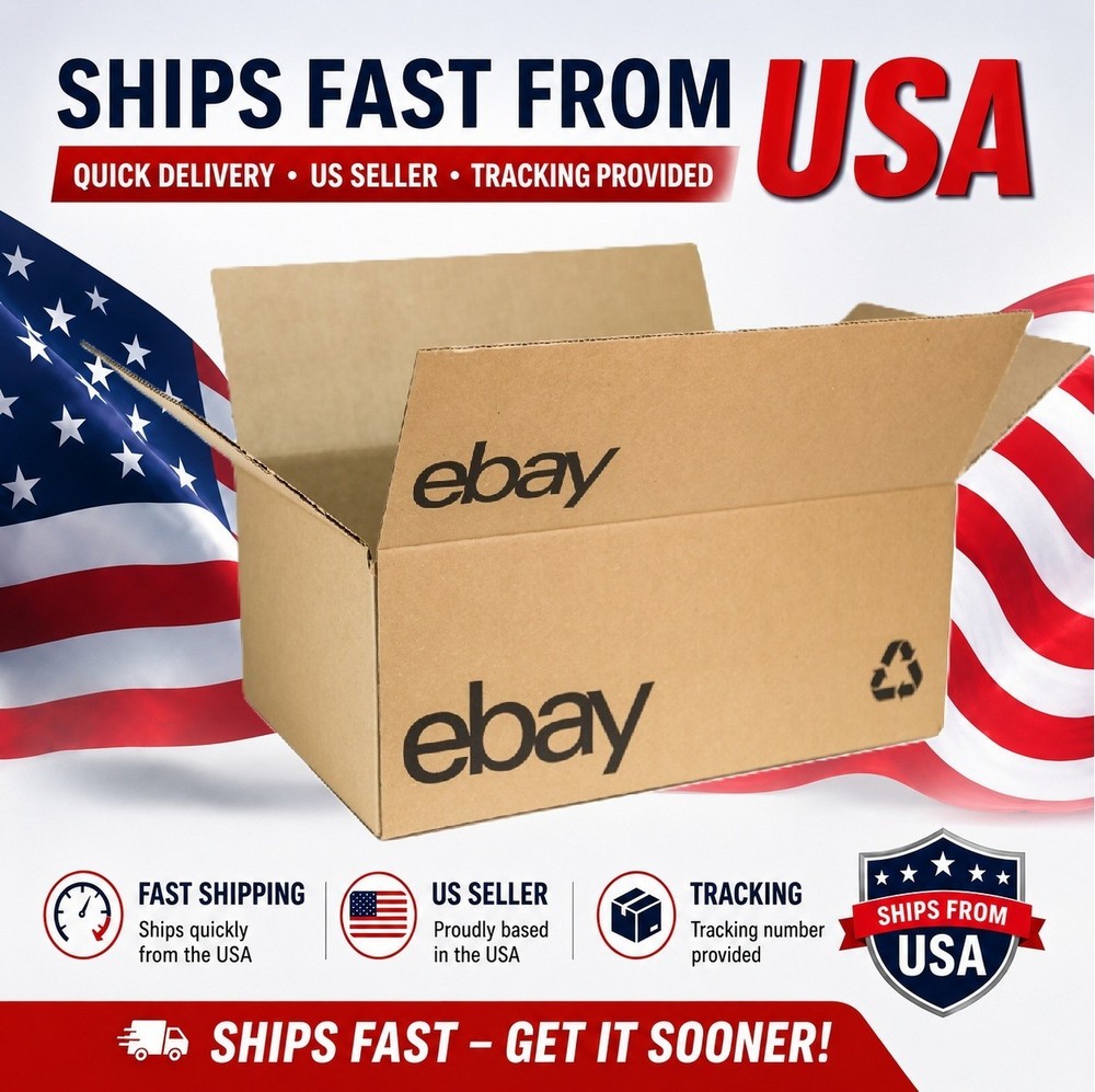 15″ x 10″ x 6″ Boxes logo Ebay Free Shipping USA