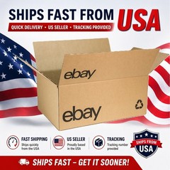 15″ x 10″ x 6″ Boxes logo Ebay Free Shipping USA