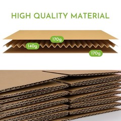 15 Pcs Tall Corrugated Golf Club Shipping Boxes – 4x4x40 Long Storage & Packagin