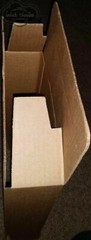 CORRUGATED CARDBOARD 12x10x3 SECURITY TAB Packing Shipping Mailing BOX – 25 PACK