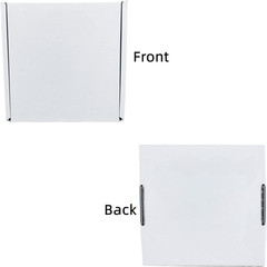 Small White Box 6 X 6 X 2 Inch 50 Pack Recyclable Corrugated Gift Mailers Storag