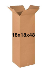 18″ x 18″ x 48″ CARDBOARD BOX – 200 lb – SINGLE BOX – TALL