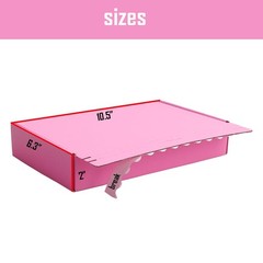 Pink Corrugated Shipping Boxes 10.5×6.3×2 Inch Gift Wrap Box Bridesmaid