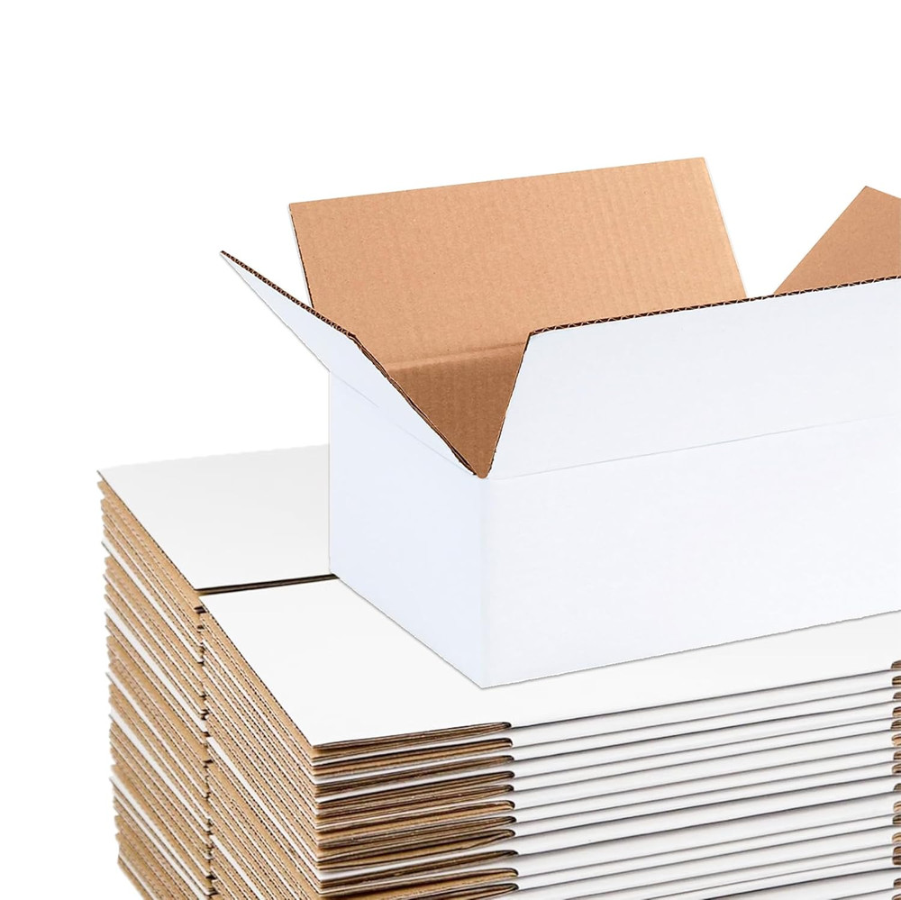 White Shipping Boxes 11.75″L X 8.75″W X 4.75″H (25 Pack) Small Medium Mailing Bo