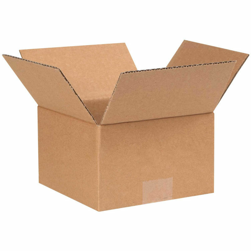 50 – 7 x 7 x 4 1/2 Shipping Boxes Packing Moving Storage Cartons Mailing Box