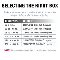 TAPE LOGIC 14 x 4 x 4 Corrugated Cardboard Boxes, Long 14L x 4W x 4H, Pack of