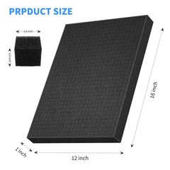 2PCS Pick and Pluck Foam 16 x 12 x 1in, High Density PU Customizable Pick Apa…