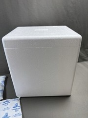 Styrofoam Shipping Box EFP Brand Cooler With Lid 6 1/4″X8 1/4″X9″ Interior
