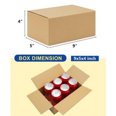 30 Pack Small Shipping Boxes 9x5x4 inch Thick Corrugated Cardboard Boxes