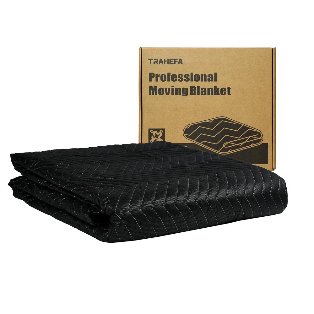 Moving Blanket 80 x 72 inches, Quilted Moving Blankets Heavy Duty Moving Padd…