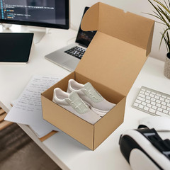 12X9X6 Shipping Boxes Set of 15, Brown Corrugated Cardboard Mailer Box for Packi
