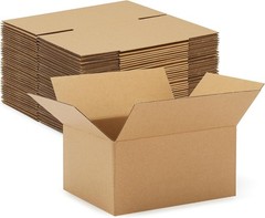 8x6x4 Small Shipping Boxes (30-Pack) in Brown