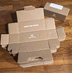 12 Corrugated Shipping Mailer Packing Boxes 7x3x3”