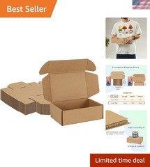 Pack of 20 Corrugated Shipping Boxes 6x4x2 Inches – Easy, Sturdy & Eco-Friendly