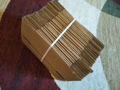4″ x 4″ x 5″ Corrugated Boxes, 65 lbs Capacity Lot of 25