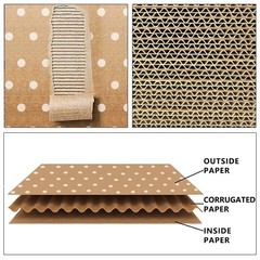 Green Recyclable Cardboard Small Gift Mailer Boxes for Shipping Packaging Cra…